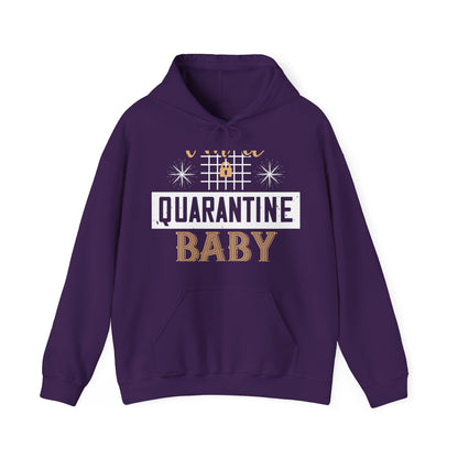 iΓÇÖm quarantine baby-01 — Unisex Heavy Blend Hoodie (G18500)