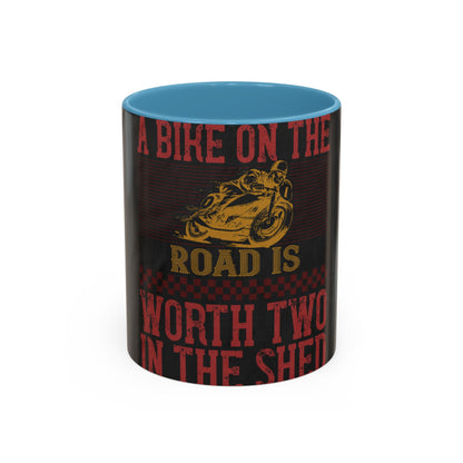 A bike on the worth two in the shet — Accent Mug 11/15oz