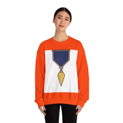 Junior Warden -JW - white bg — Unisex Heavy Blend Crewneck (G18000)