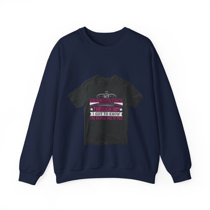 My grandfather was a wonderful role model-01 — Unisex Heavy Blend Crewneck (G18000)