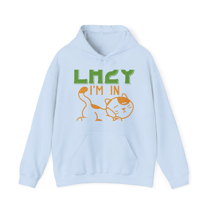 iΓÇÖm not lazy iΓÇÖm in quarantine-01 — Unisex Heavy Blend Hoodie (G18500)