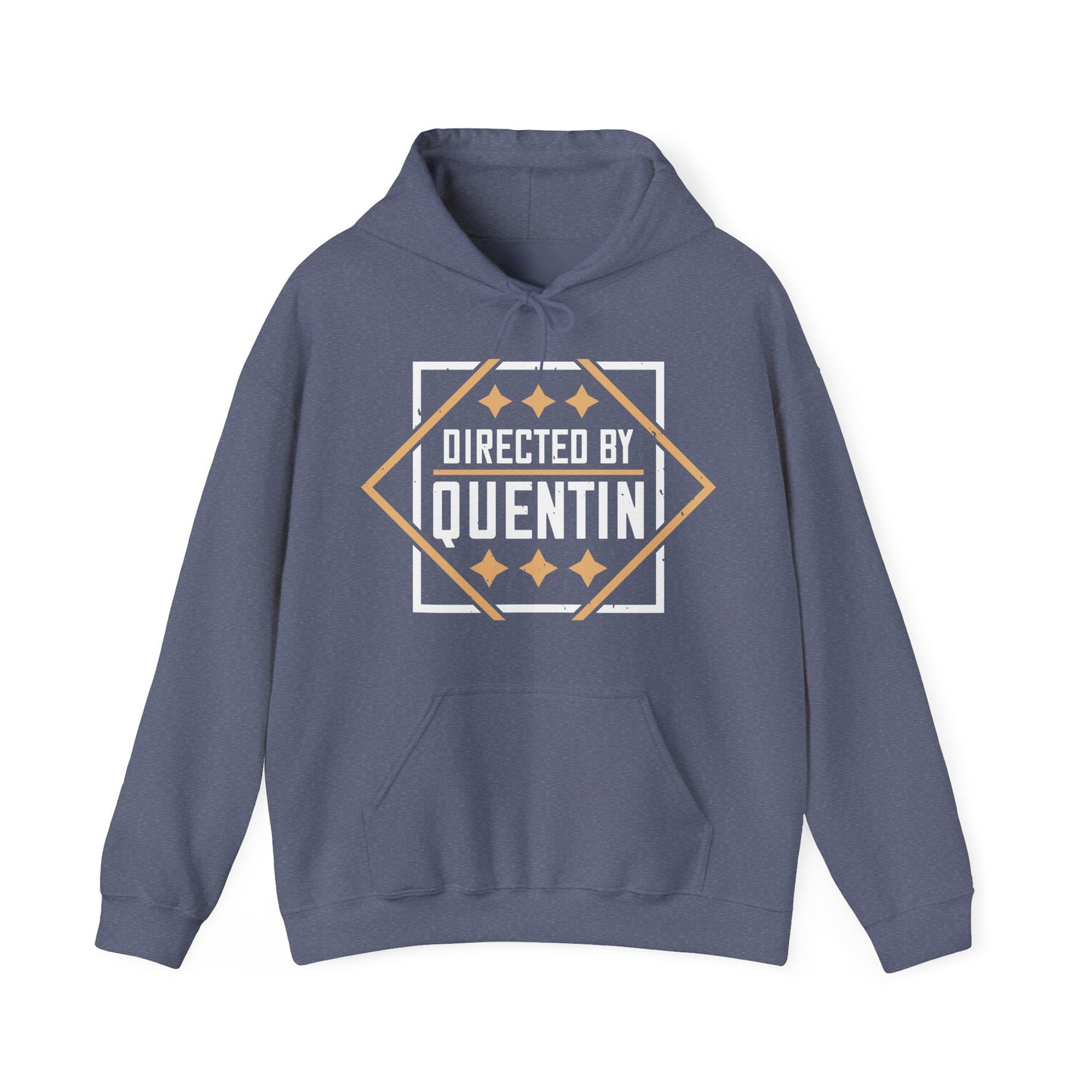 written and directed by quentin quarantine-01 — Unisex Heavy Blend Hoodie (G18500)