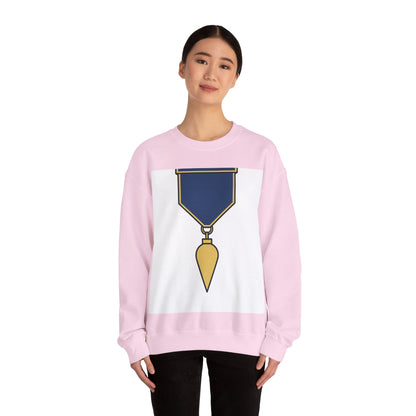 Junior Warden -JW - white bg — Unisex Heavy Blend Crewneck (G18000)