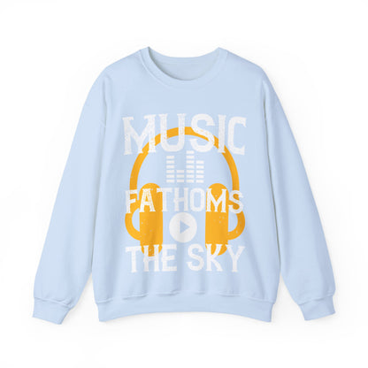 Music Fathoms The Sky-01 — Unisex Heavy Blend Crewneck (G18000)