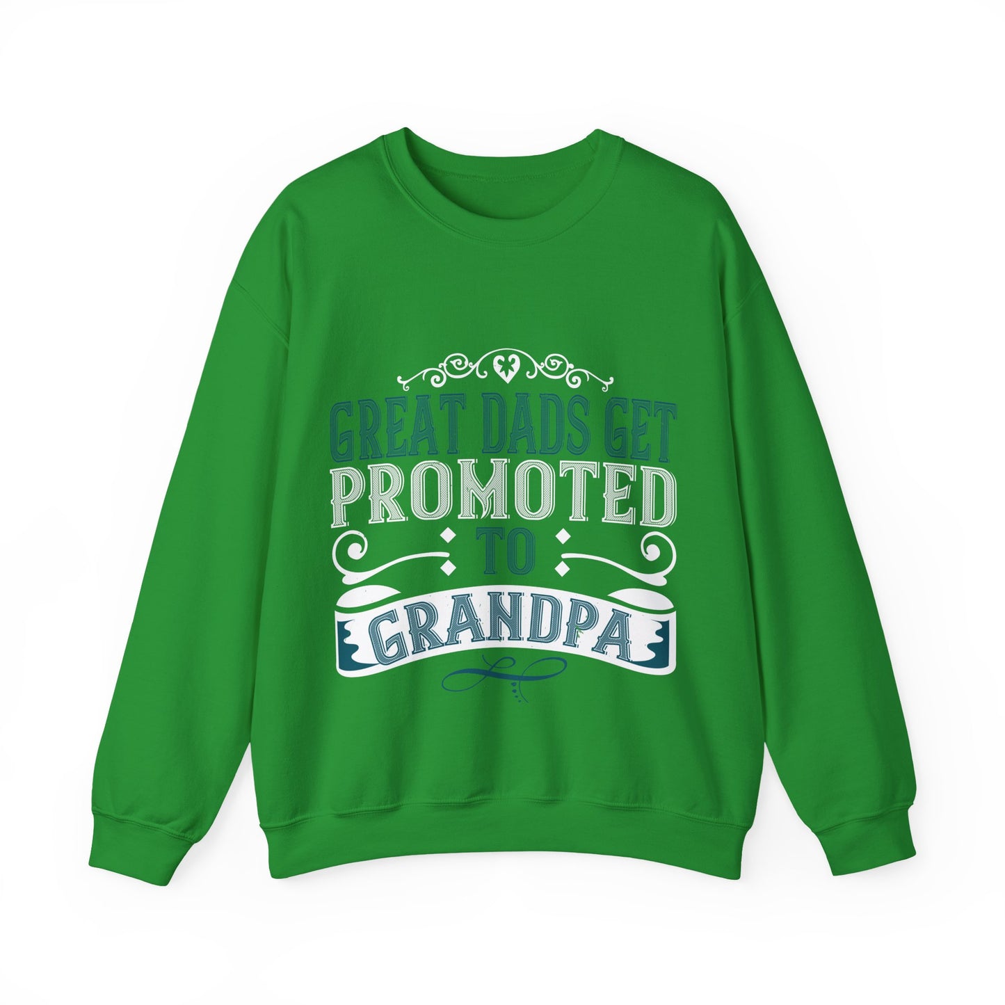 Great dads get promoted to grandpa-2 — Unisex Heavy Blend Crewneck (G18000)