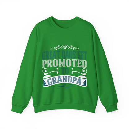 Great dads get promoted to grandpa-2 — Unisex Heavy Blend Crewneck (G18000)