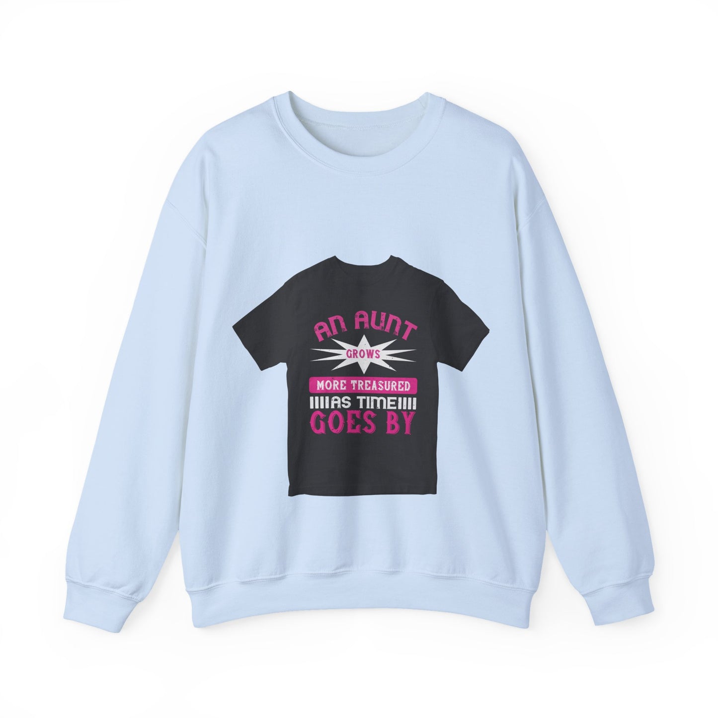 An aunt grows more treasured as time goes by — Unisex Heavy Blend Crewneck (G18000)