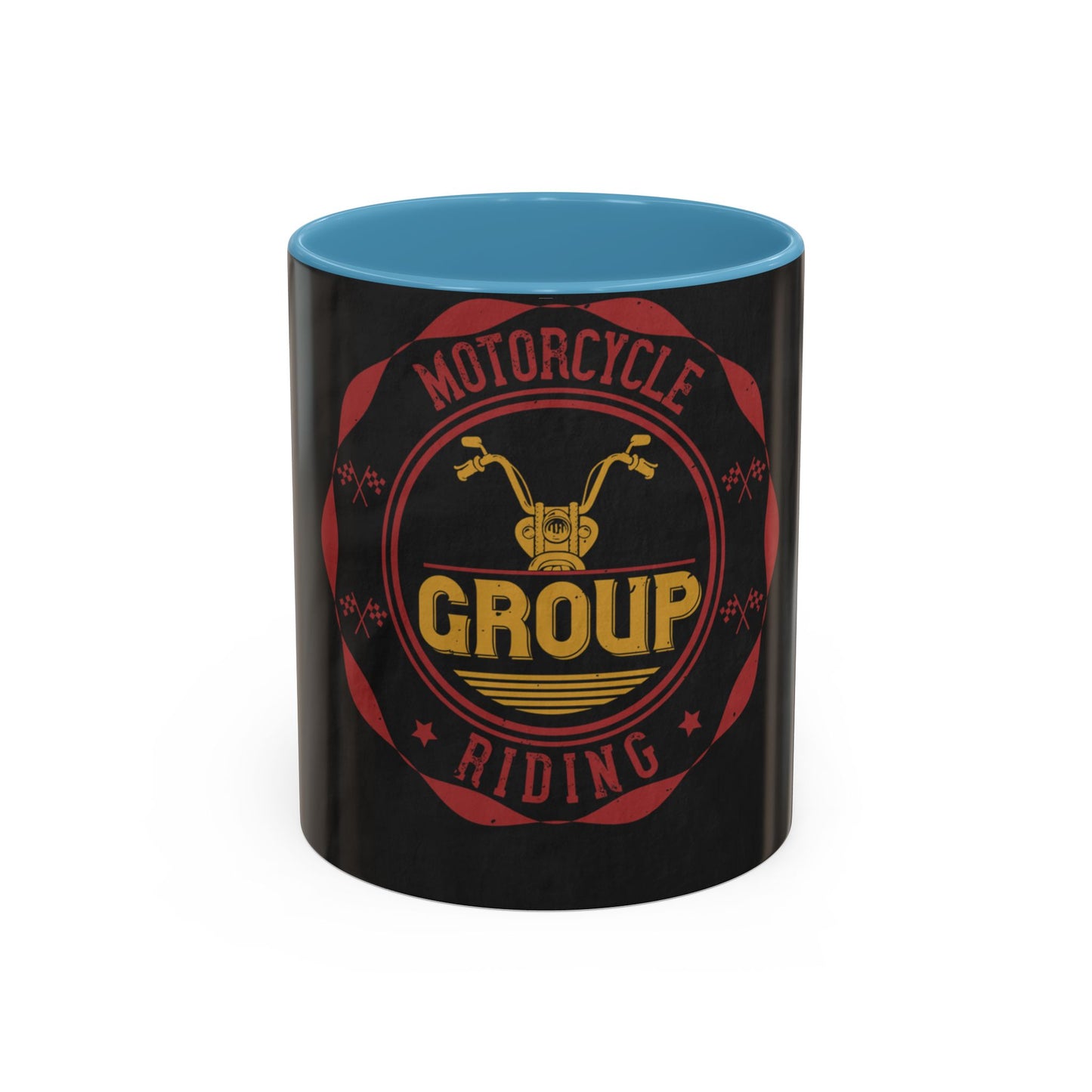 motorcycle group riding — Accent Mug 11/15oz