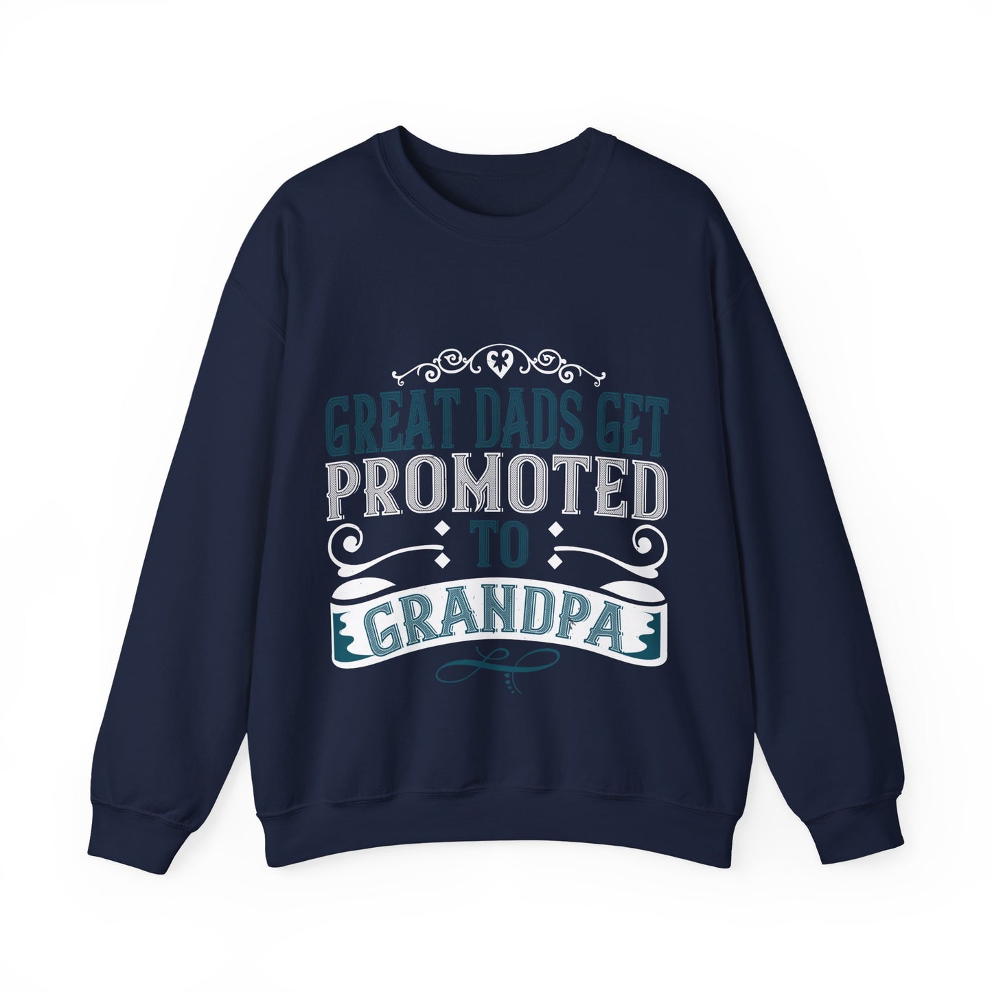 Great dads get promoted to grandpa-2 — Unisex Heavy Blend Crewneck (G18000)