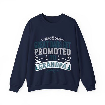 Great dads get promoted to grandpa-2 — Unisex Heavy Blend Crewneck (G18000)