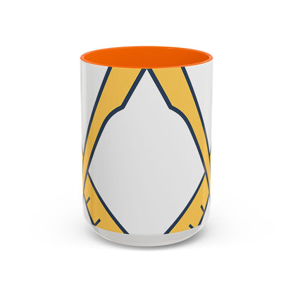 Plain Square and compass — Accent Mug 11/15oz