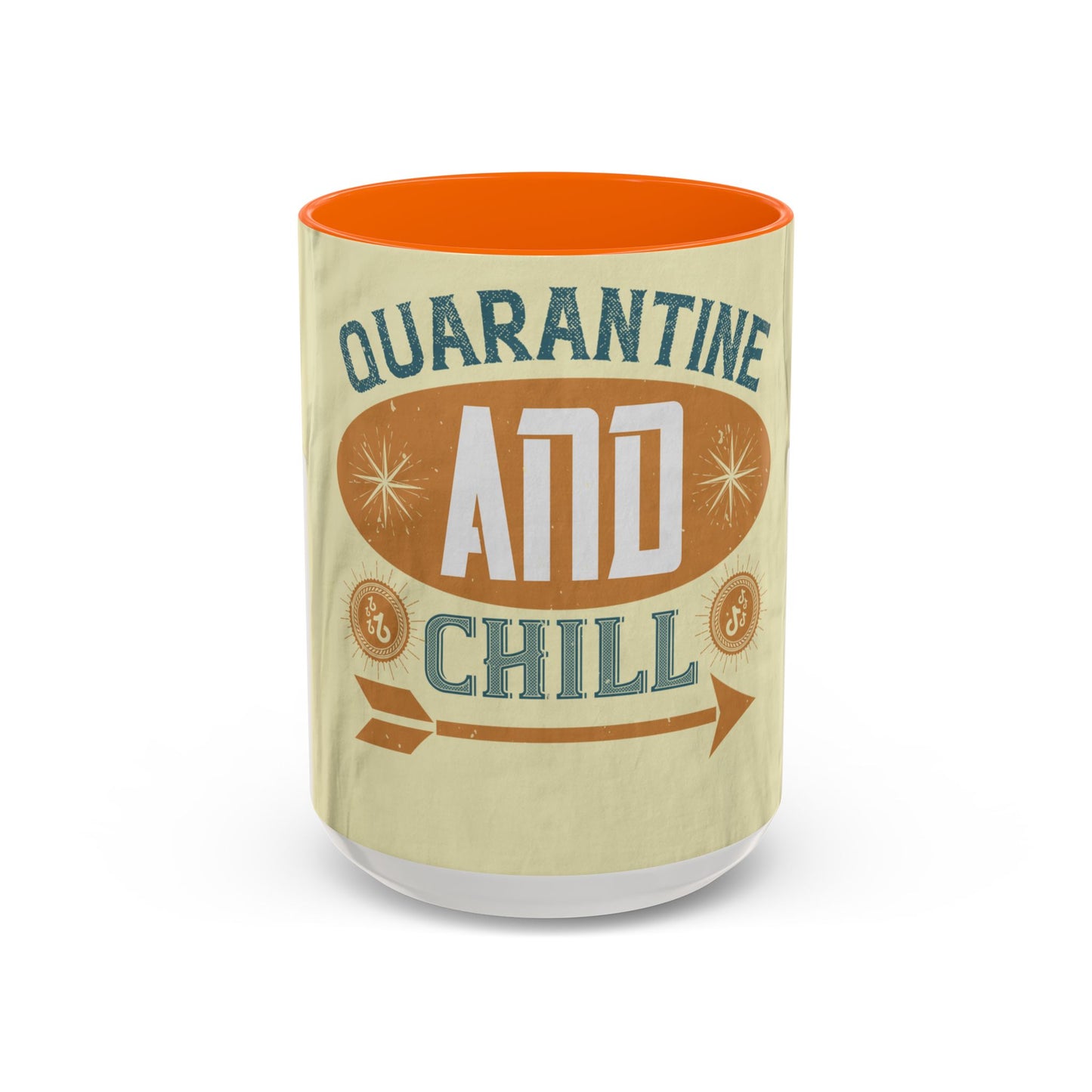 quarantine and chill1 — Accent Mug 11/15oz