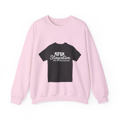 2020 staycation aka quarantine — Unisex Heavy Blend Crewneck (G18000)