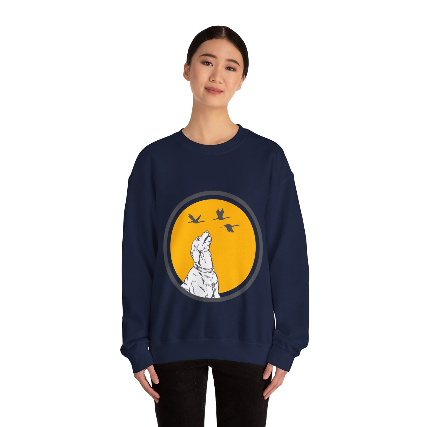 Dog (18) — Unisex Heavy Blend Crewneck (G18000)