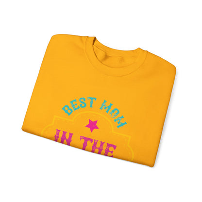 best mom in the galaxy-01 — Unisex Heavy Blend Crewneck (G18000)