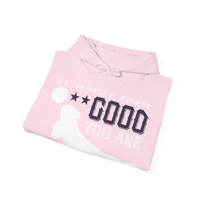 Sometimes itΓÇÖs not how good you are, but how bad you want it-01 — Unisex Heavy Blend Hoodie (G18500)