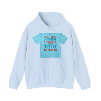 It's important to have quiet time and isolation — Unisex Heavy Blend Hoodie (G18500)