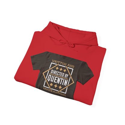 written and directed by quentin quarantine — Unisex Heavy Blend Hoodie (G18500)