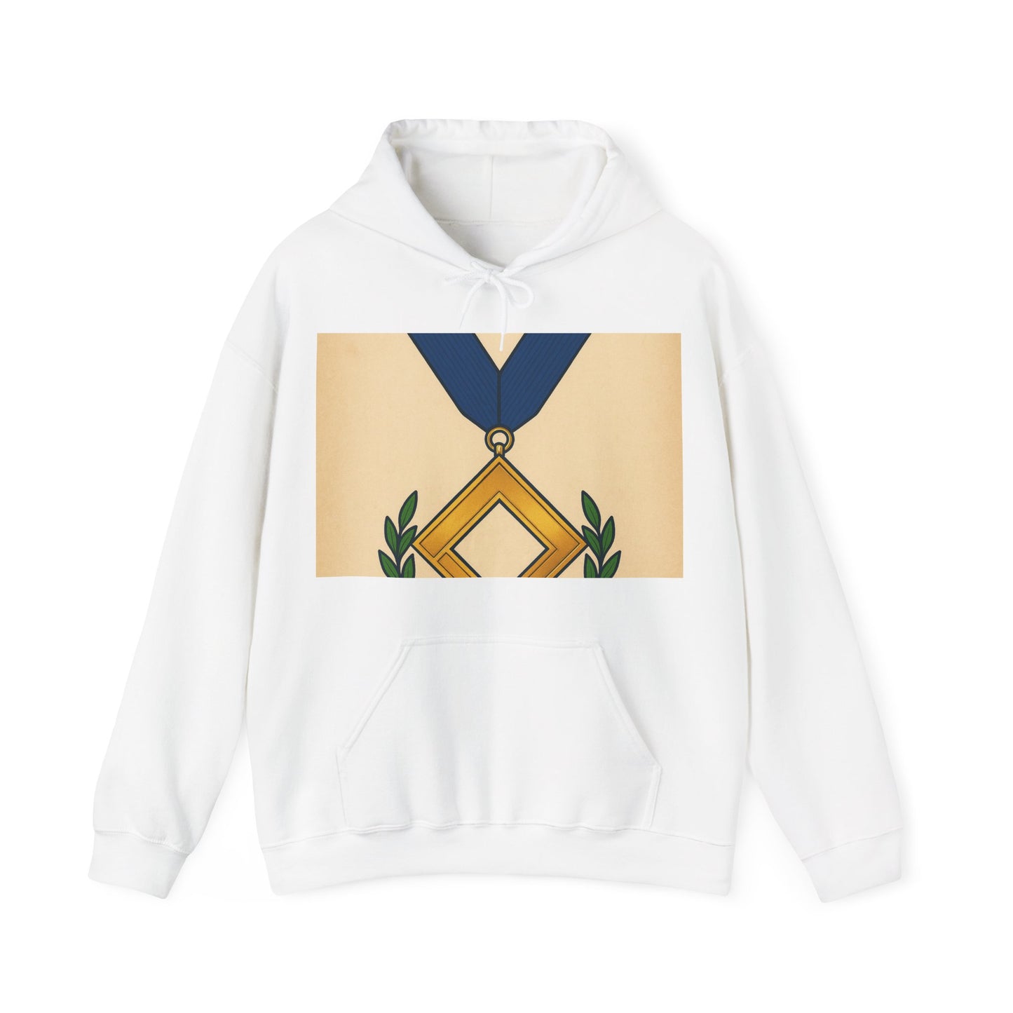 Worshipful master jewel Square — Unisex Heavy Blend Hoodie (G18500)