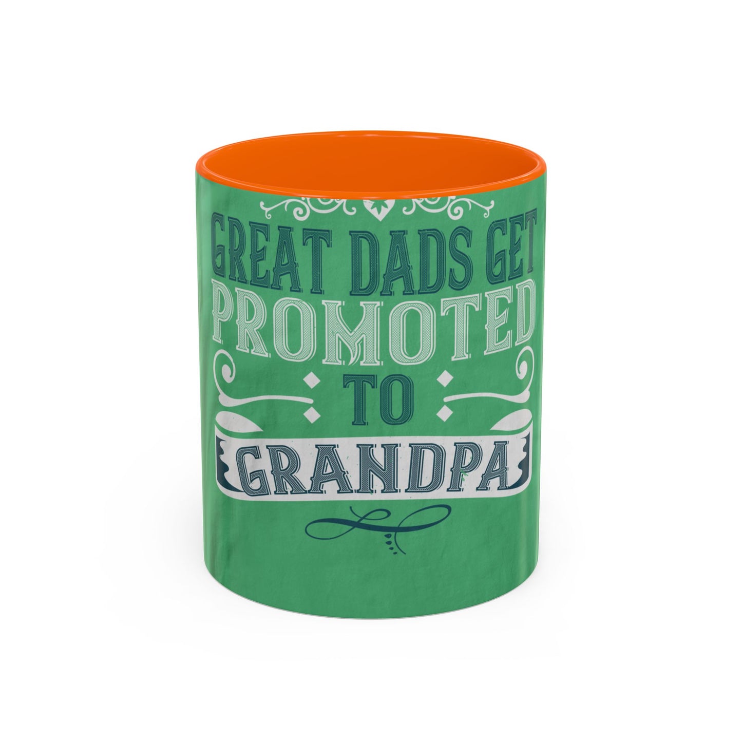 Great dads get promoted to grandpa-02 — Accent Mug 11/15oz