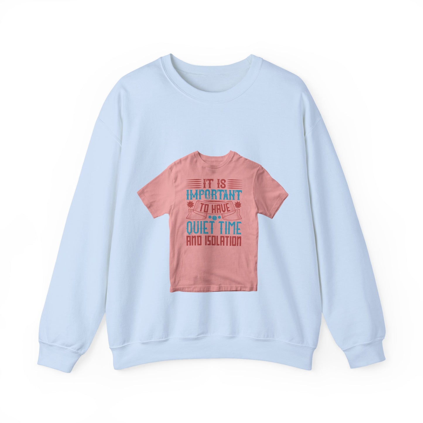 Isolation offered its own form of companionship — Unisex Heavy Blend Crewneck (G18000)