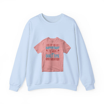 Isolation offered its own form of companionship — Unisex Heavy Blend Crewneck (G18000)