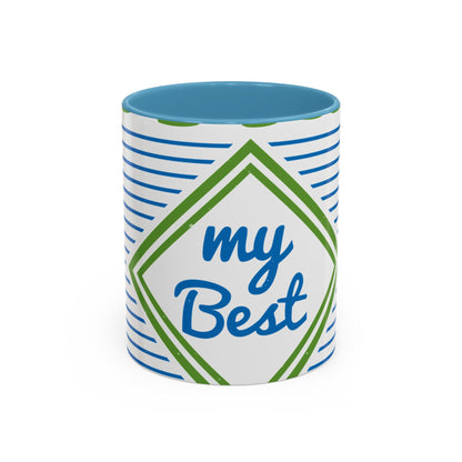 living my best quarantine-01 — Accent Mug 11/15oz