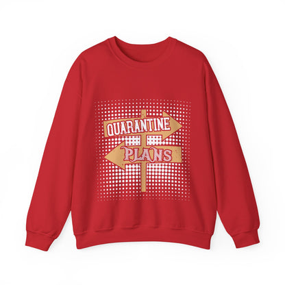 quarantine plans-01 — Unisex Heavy Blend Crewneck (G18000)