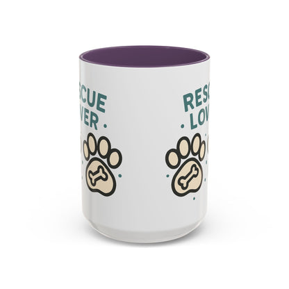 Rescue Lover Coffee Mug, Pet Owner Gift, Animal Rescue Merchandise, Dog Lover Cup, Rescue Pet Appreciation