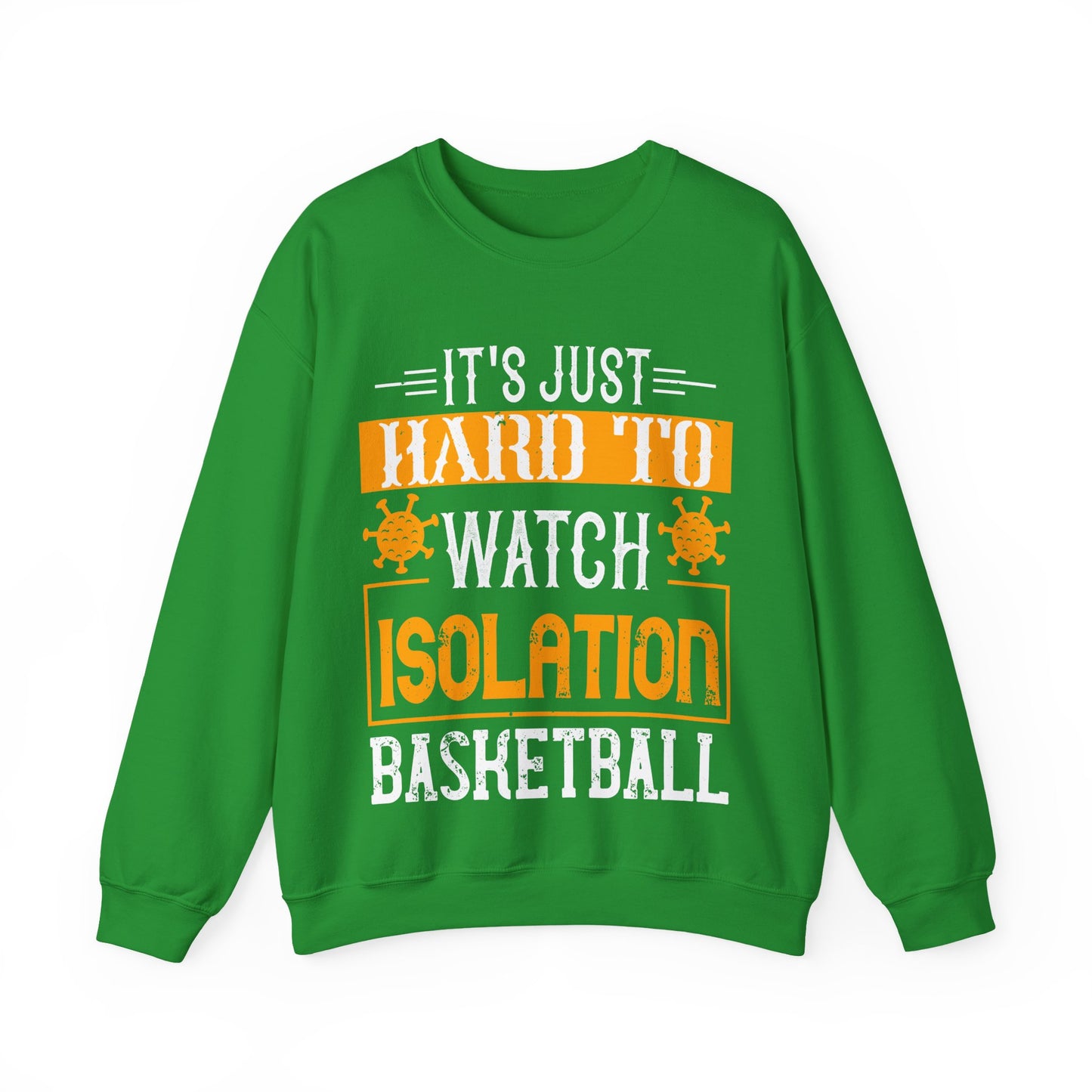 It's just hard to watch isolation basketball-01 — Unisex Heavy Blend Crewneck (G18000)