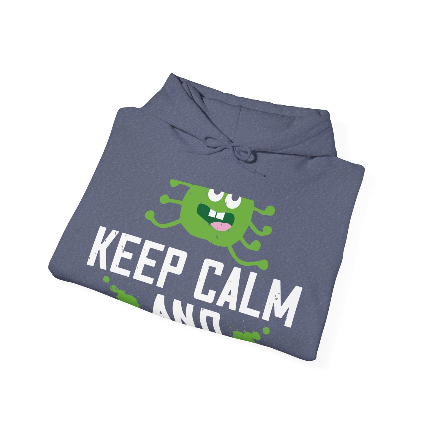 keep calm and quarantine-01 — Unisex Heavy Blend Hoodie (G18500)