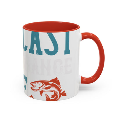 WEEKEND FORECAST WITH A CHANGE OF FISHING-01 — Accent Mug 11/15oz