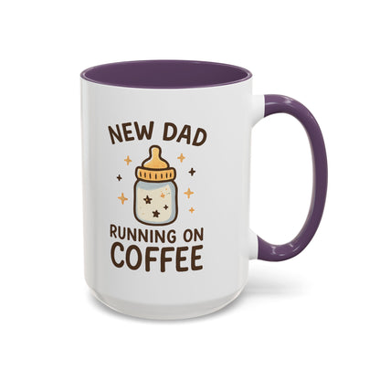 New Dad Coffee Mug | Funny Gift for New Parents | Baby Shower, Birthday, Dad's Day | 11oz & 15oz