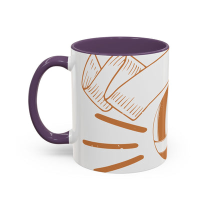 Volleyball Invented by men, perfected by women-01 — Accent Mug 11/15oz