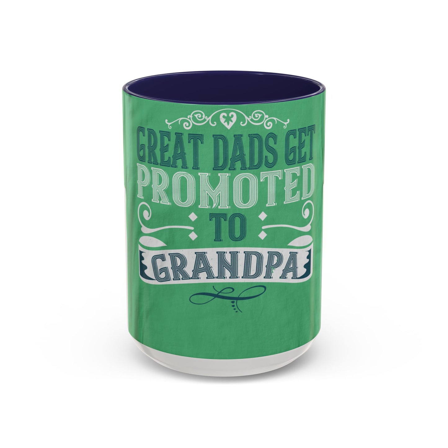 Great dads get promoted to grandpa-02 — Accent Mug 11/15oz
