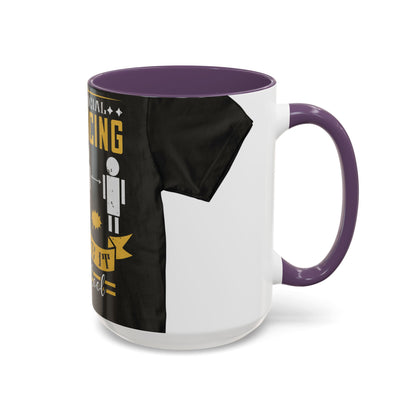 I was social distancing before it was coo — Accent Mug 11/15oz