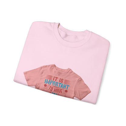 Isolation offered its own form of companionship — Unisex Heavy Blend Crewneck (G18000)