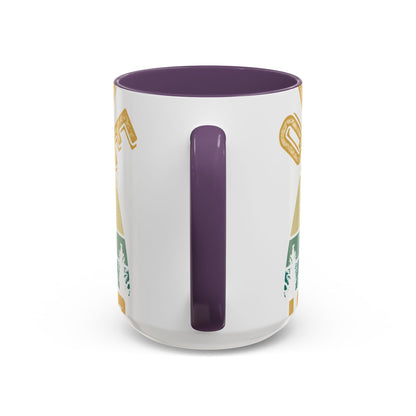 i think quarantine is spelled camping-01 — Accent Mug 11/15oz