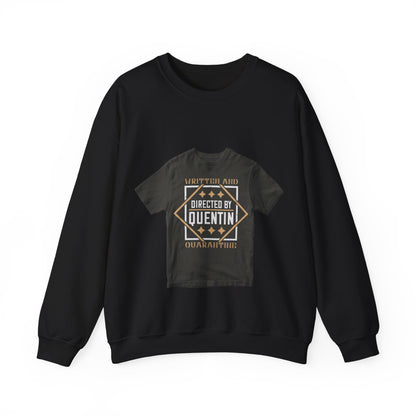 written and directed by quentin quarantine — Unisex Heavy Blend Crewneck (G18000)
