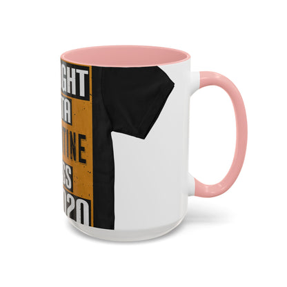 straight outta quarantine class of 2020 — Accent Mug 11/15oz