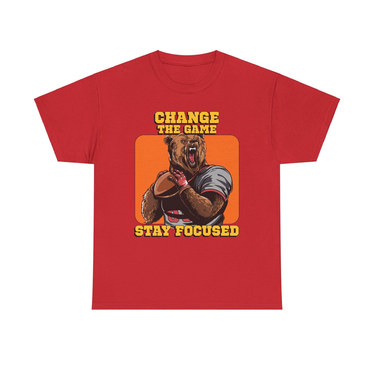 Stay Focused, Change the Game, Motivational Shirt, Inspirational Tee, Empowering Apparel.