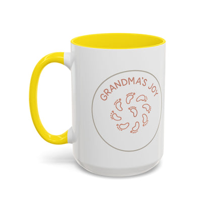 Accent Coffee Mug - Grandma's Joy | Perfect Gift for Grandparents, Coffee Lovers, Family Gatherings, Birthdays, Special [...]