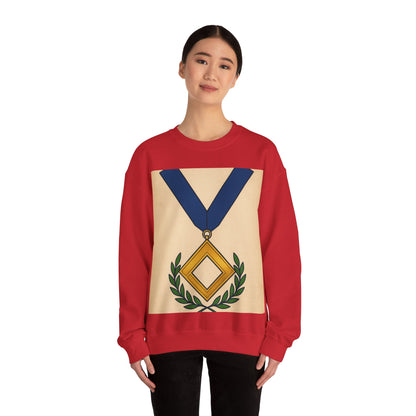 Worshipful master jewel Square — Unisex Heavy Blend Crewneck (G18000)