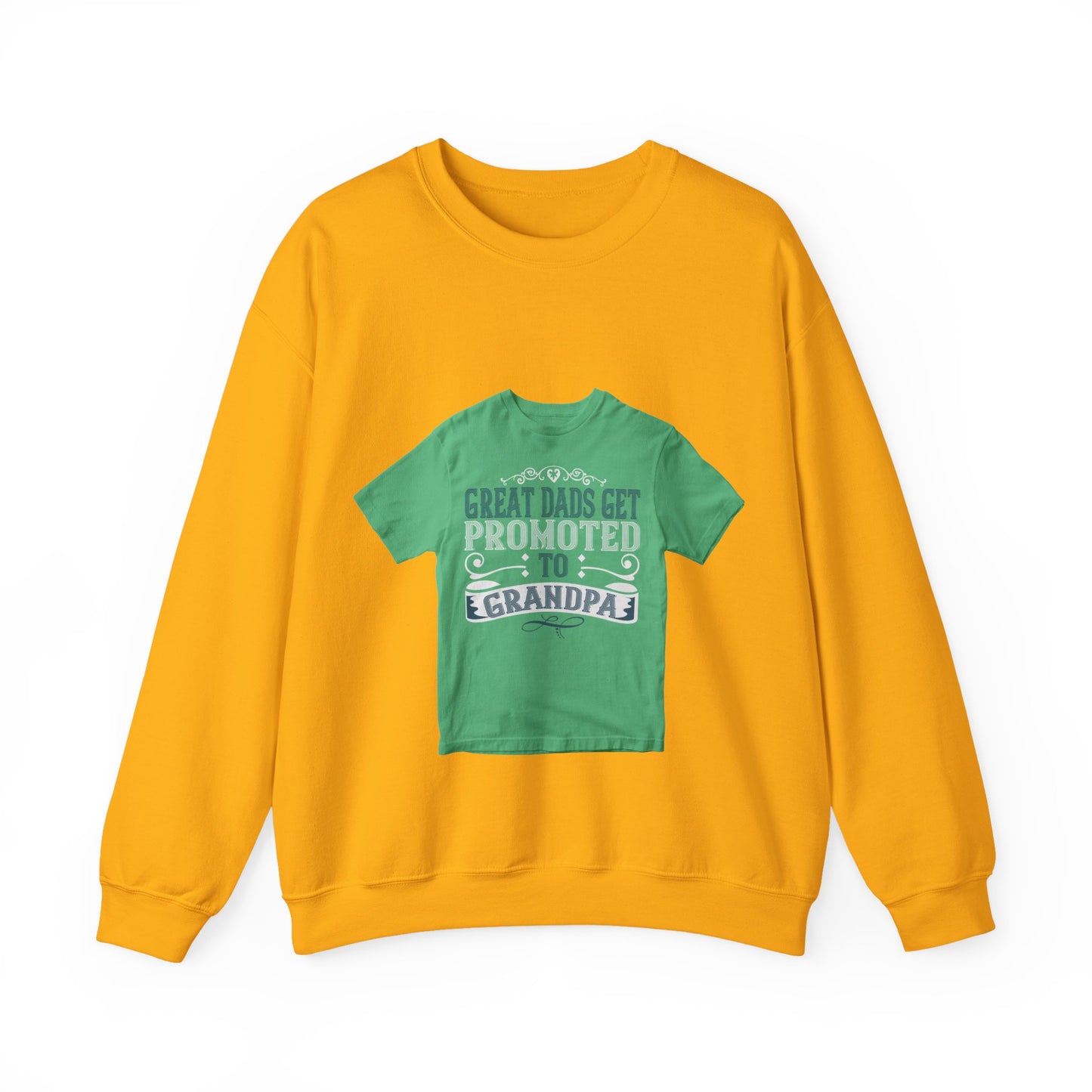 Great dads get promoted to grandpa-02 — Unisex Heavy Blend Crewneck (G18000)