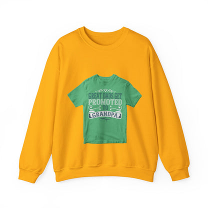 Great dads get promoted to grandpa-02 — Unisex Heavy Blend Crewneck (G18000)