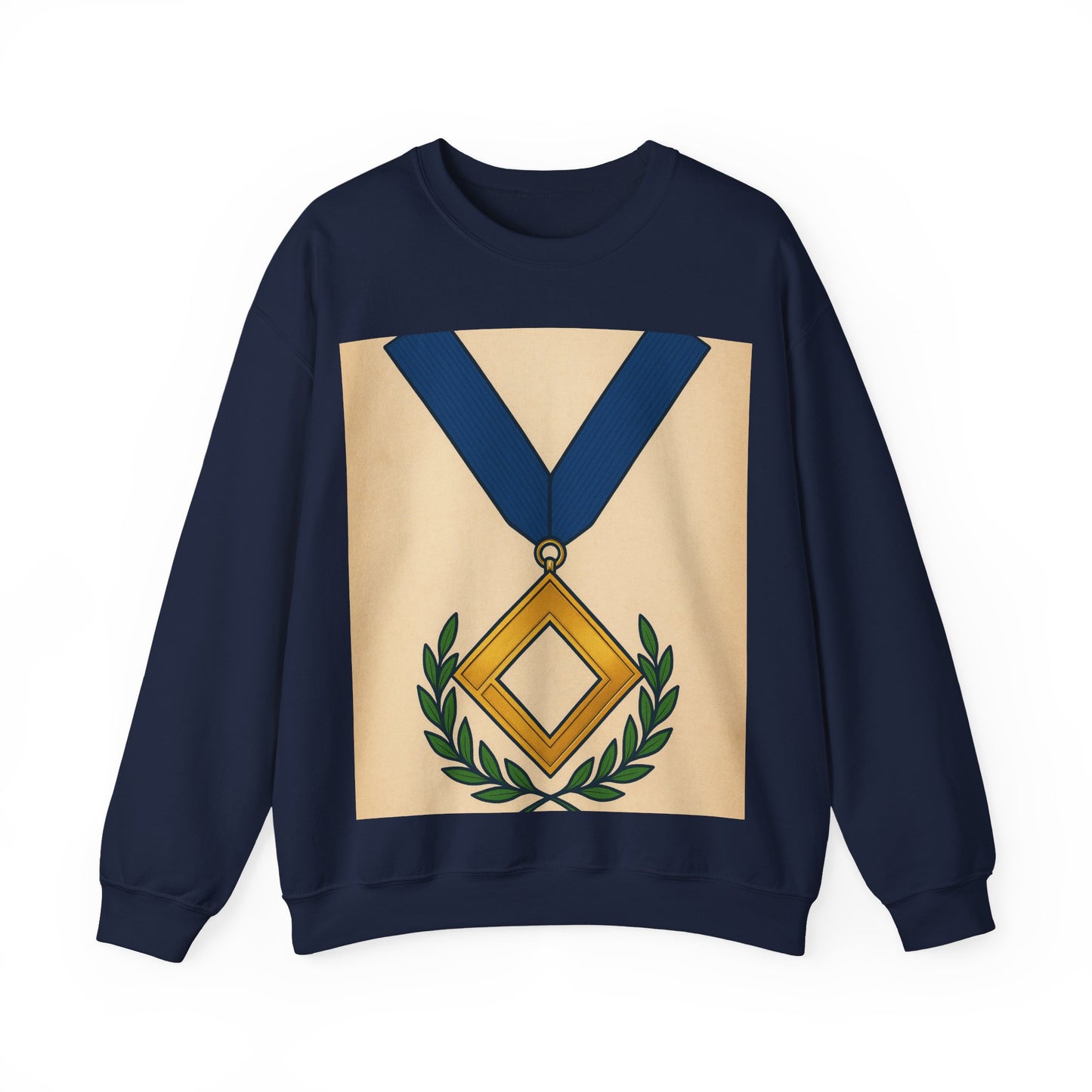 Worshipful master jewel Square — Unisex Heavy Blend Crewneck (G18000)