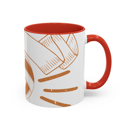 Volleyball Invented by men, perfected by women-01 — Accent Mug 11/15oz