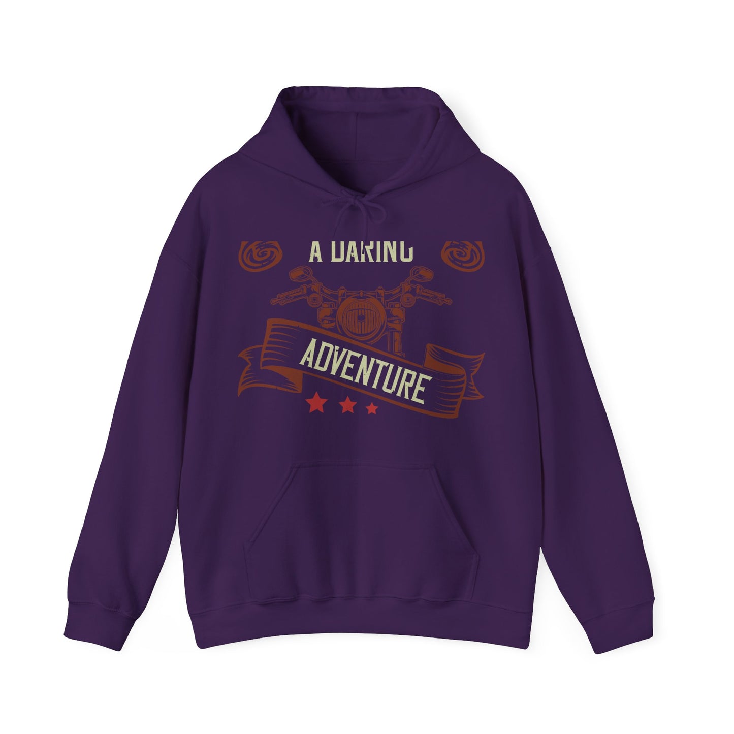 life is either a daring adventure or nothing-01 — Unisex Heavy Blend Hoodie (G18500)
