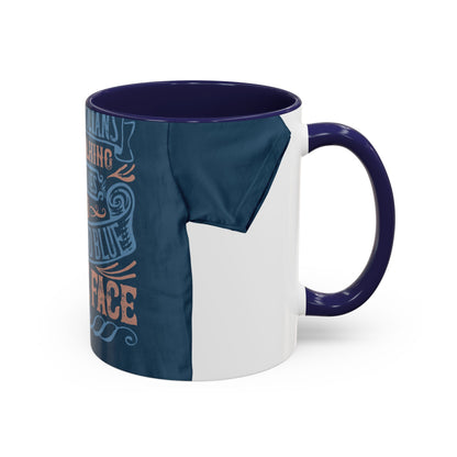 The politicians were talking themselves red, white and blue in the face — Accent Mug 11/15oz