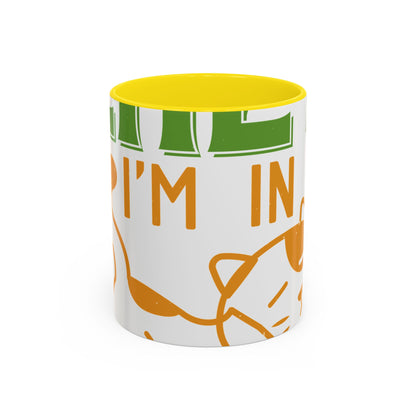 iΓÇÖm not lazy iΓÇÖm in quarantine-01 — Accent Mug 11/15oz